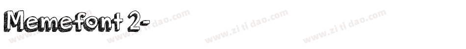 Memefont 2字体转换